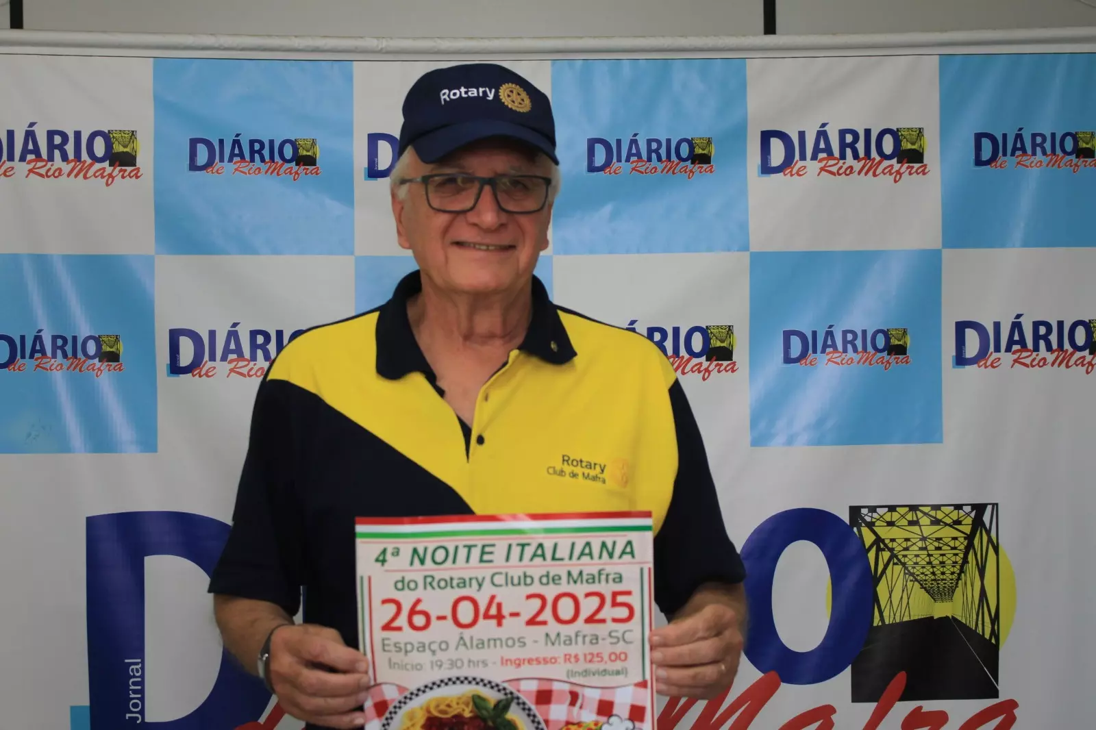 Rotary Club de Mafra promove a 4ª Noite Italiana nesse sábado
